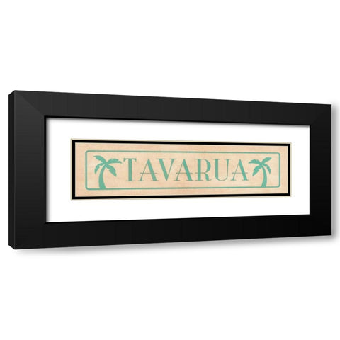Tavaru Black Modern Wood Framed Art Print with Double Matting by Marrott, Stephanie