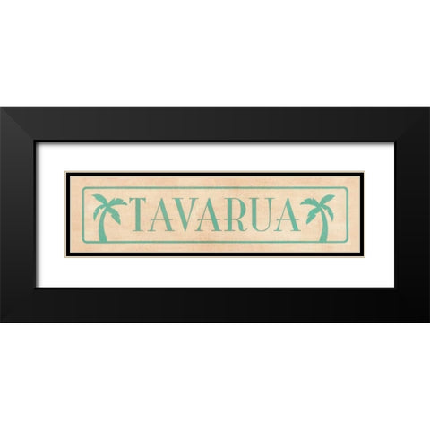 Tavaru Black Modern Wood Framed Art Print with Double Matting by Marrott, Stephanie