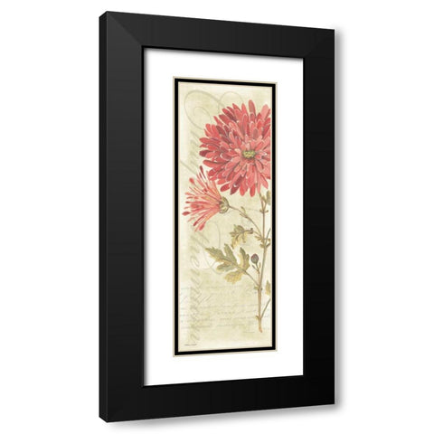 Mums Black Modern Wood Framed Art Print with Double Matting by Marrott, Stephanie