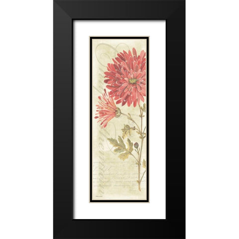 Mums Black Modern Wood Framed Art Print with Double Matting by Marrott, Stephanie