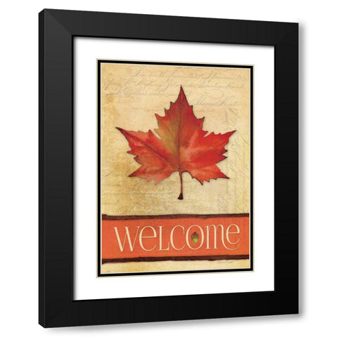 Maple in Fall II Black Modern Wood Framed Art Print with Double Matting by Marrott, Stephanie