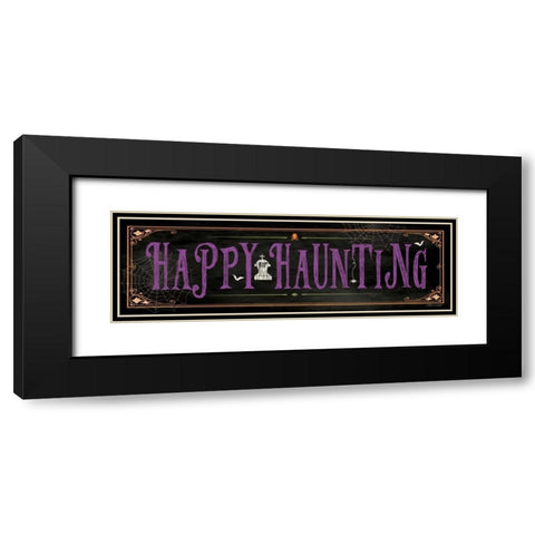 Happy Haunting II Black Modern Wood Framed Art Print with Double Matting by Marrott, Stephanie