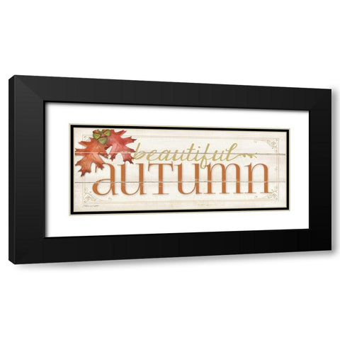 Beautiful Autumn Black Modern Wood Framed Art Print with Double Matting by Marrott, Stephanie