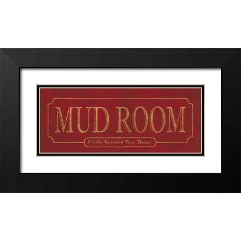 Mud Room Black Modern Wood Framed Art Print with Double Matting by Marrott, Stephanie