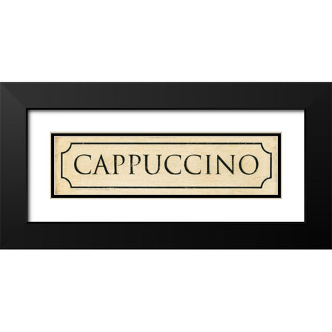 Cappuccino Black Modern Wood Framed Art Print with Double Matting by Marrott, Stephanie