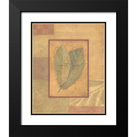 Dare to Do Great Things Black Modern Wood Framed Art Print with Double Matting by Marrott, Stephanie