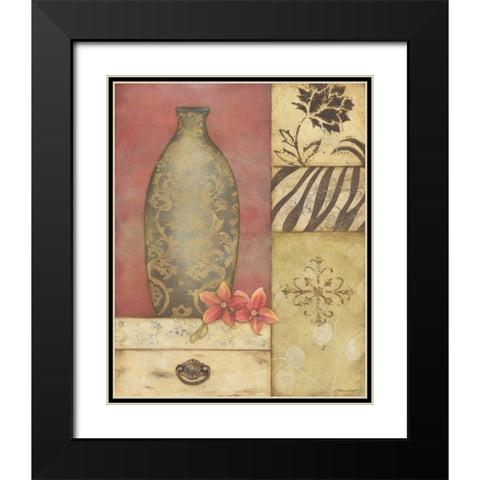 Simple Beauty II Black Modern Wood Framed Art Print with Double Matting by Marrott, Stephanie