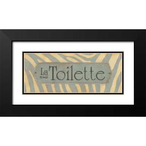 La Toilette Black Modern Wood Framed Art Print with Double Matting by Marrott, Stephanie