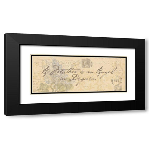 Mother Black Modern Wood Framed Art Print with Double Matting by Marrott, Stephanie