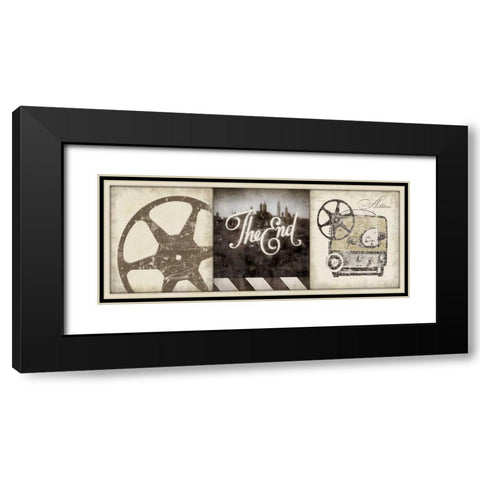 The End Black Modern Wood Framed Art Print with Double Matting by Marrott, Stephanie