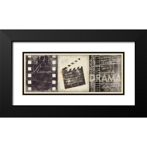 Drama Black Modern Wood Framed Art Print with Double Matting by Marrott, Stephanie