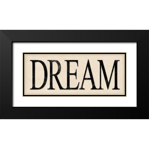 Dream Black Modern Wood Framed Art Print with Double Matting by Marrott, Stephanie