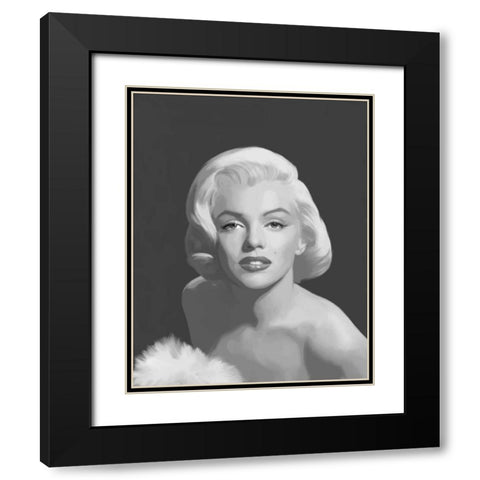 Classic Beauty I Black Modern Wood Framed Art Print with Double Matting by Consani, Chris