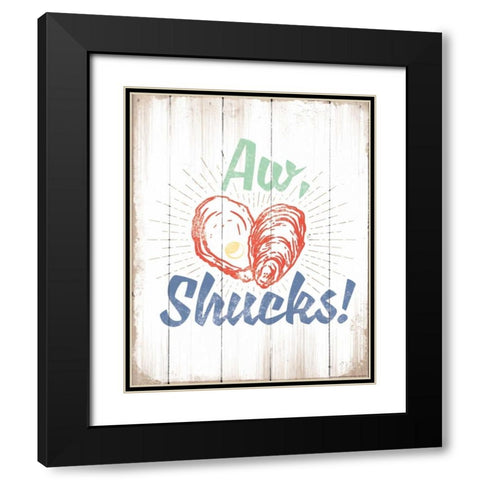 Aw Shucks Black Modern Wood Framed Art Print with Double Matting by Brando, JJ