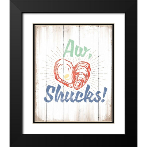 Aw Shucks Black Modern Wood Framed Art Print with Double Matting by Brando, JJ
