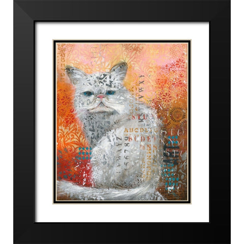 YOLA Black Modern Wood Framed Art Print with Double Matting by Mizo