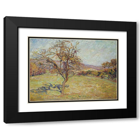 Landscape Black Modern Wood Framed Art Print with Double Matting by Guillaumin, Armand
