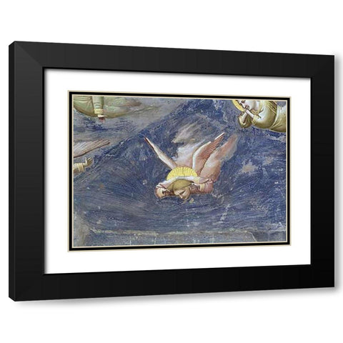 Lamentation (Detail) Black Modern Wood Framed Art Print with Double Matting by Giotto