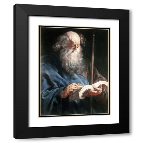 Thomas Black Modern Wood Framed Art Print with Double Matting by Rubens, Peter Paul