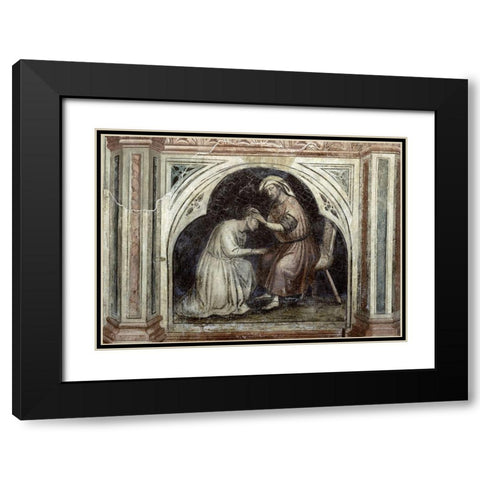 Act of Forgiveness Black Modern Wood Framed Art Print with Double Matting by Unknown
