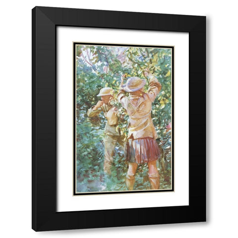 Thou Shalt Not Steal Black Modern Wood Framed Art Print with Double Matting by Sargent, John Singer