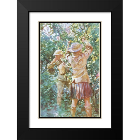 Thou Shalt Not Steal Black Modern Wood Framed Art Print with Double Matting by Sargent, John Singer