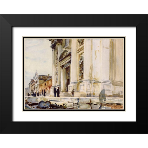 Venice Gesuati 1902-04 Black Modern Wood Framed Art Print with Double Matting by Sargent, John Singer
