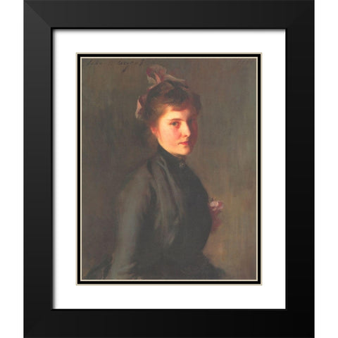 Violet Black Modern Wood Framed Art Print with Double Matting by Sargent, John Singer