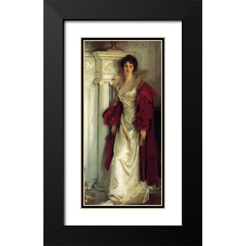 Winifred Duchess Of Portland Black Modern Wood Framed Art Print with Double Matting by Sargent, John Singer