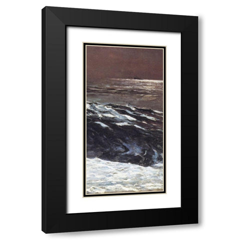Sunlight On The Coast (right) Black Modern Wood Framed Art Print with Double Matting by Homer, Winslow