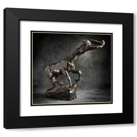 Female Centaur, ca. 1887-1889 Black Modern Wood Framed Art Print with Double Matting by Rodin, Auguste