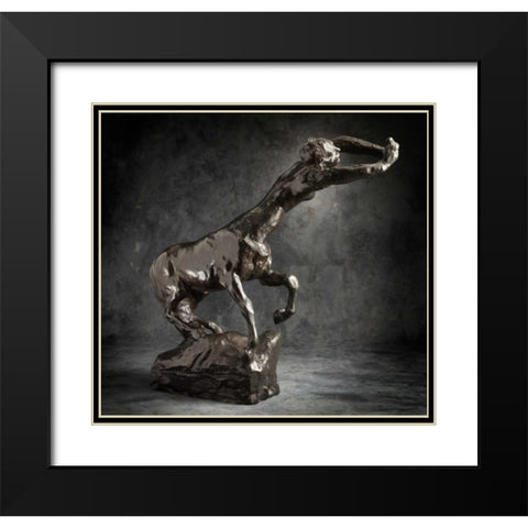 Female Centaur, ca. 1887-1889 Black Modern Wood Framed Art Print with Double Matting by Rodin, Auguste