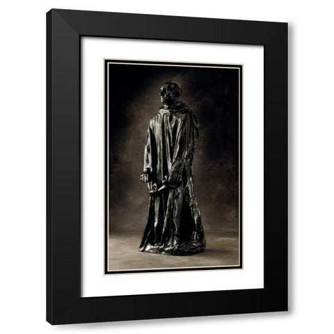 Jean dAire, ca. 1886-1895 Black Modern Wood Framed Art Print with Double Matting by Rodin, Auguste