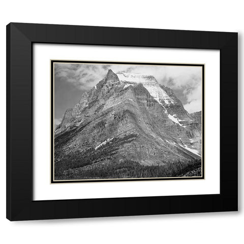 Going-to-the-Sun Mountain, Glacier National Park, Montana - National Parks and Monuments, 1941 Black Modern Wood Framed Art Print with Double Matting by Adams, Ansel