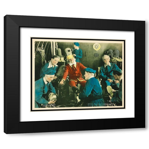 20,000 Leagues Black Modern Wood Framed Art Print with Double Matting by Hollywood Photo Archive