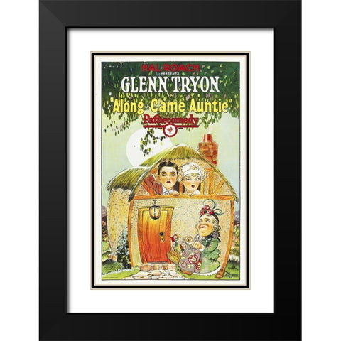 Along Came Auntie Black Modern Wood Framed Art Print with Double Matting by Hollywood Photo Archive