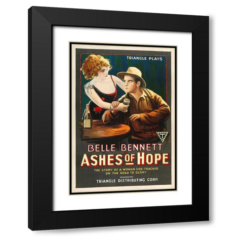 Ashes of Hope Black Modern Wood Framed Art Print with Double Matting by Hollywood Photo Archive