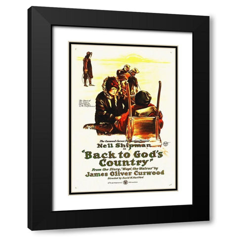 Back to Gods Country, 1919 Black Modern Wood Framed Art Print with Double Matting by Hollywood Photo Archive