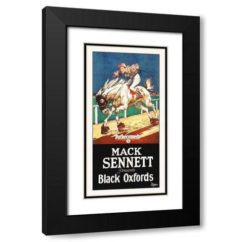 Black Oxfords, 1924 Black Modern Wood Framed Art Print with Double Matting by Hollywood Photo Archive