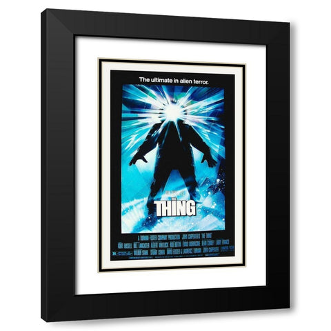 The Thing Black Modern Wood Framed Art Print with Double Matting by Hollywood Photo Archive