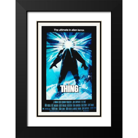 The Thing Black Modern Wood Framed Art Print with Double Matting by Hollywood Photo Archive
