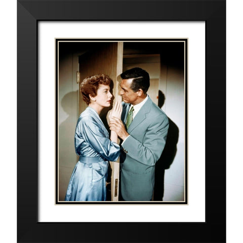Cary Grant - An Affair to Remember Black Modern Wood Framed Art Print with Double Matting by Hollywood Photo Archive