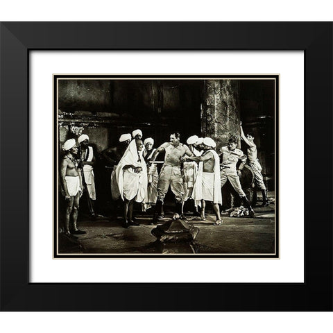Cary Grant - Gunga Din Black Modern Wood Framed Art Print with Double Matting by Hollywood Photo Archive