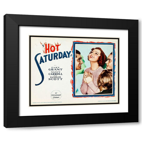 Cary Grant - Hot Saturday Black Modern Wood Framed Art Print with Double Matting by Hollywood Photo Archive