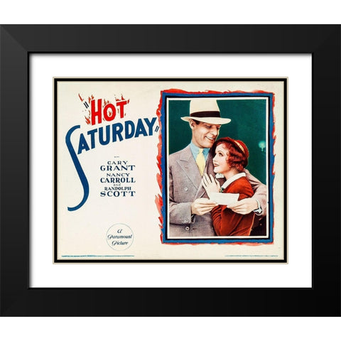 Cary Grant - Hot Saturday Black Modern Wood Framed Art Print with Double Matting by Hollywood Photo Archive