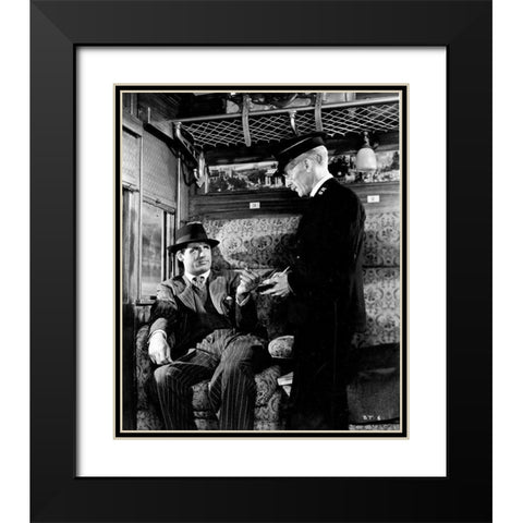 Cary Grant - Suspicion Black Modern Wood Framed Art Print with Double Matting by Hollywood Photo Archive