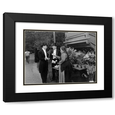 Cary Grant - Ladies Should Listen Black Modern Wood Framed Art Print with Double Matting by Hollywood Photo Archive