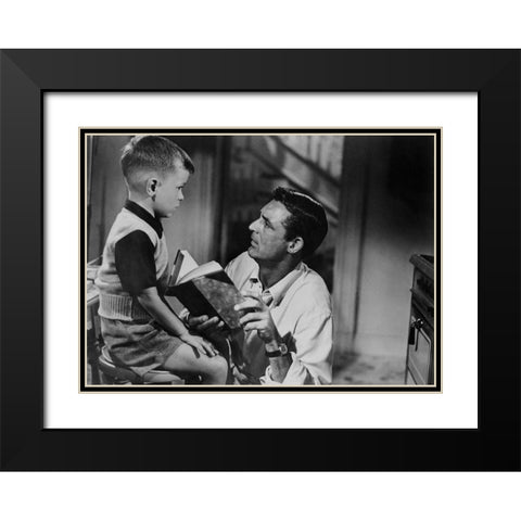 Cary Grant - Room For One More Black Modern Wood Framed Art Print with Double Matting by Hollywood Photo Archive
