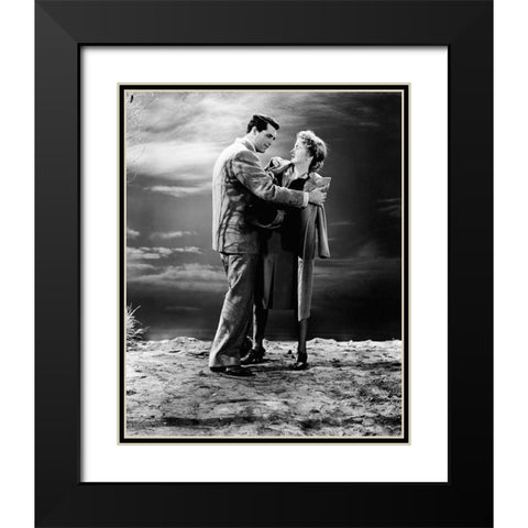Cary Grant - Suspicion Black Modern Wood Framed Art Print with Double Matting by Hollywood Photo Archive