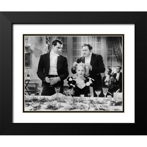 Cary Grant - The Toast of New York Black Modern Wood Framed Art Print with Double Matting by Hollywood Photo Archive